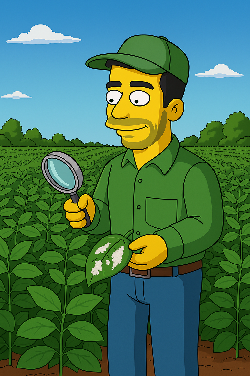 Controle biológico de pragas na soja com Metarhizium